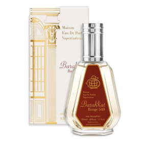 Eau de Parfum Barakkat Rouge 540 Unisex 50ml - Fragrance World, Parfum Luxe Original à Prix Imbattable