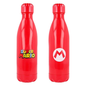Bouteille en Plastique Super Mario 660 ML - Hydratez-vous avec Style Rouge Nintendo
