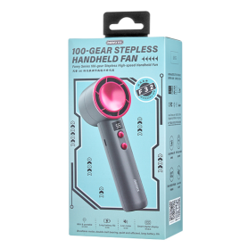 Achetez le Ventilateur Portable REMAX F32 Série Fonry – 4000 mAh – 100 Vitesses – Violet Métallisé