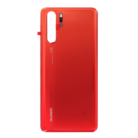 Vitre arrière Huawei P30 Sans Contour lentille Orange (Original Démonté) - Grade AB