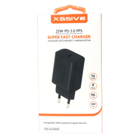 Chargeur Rapide Type-C 25W XSSIVE XSS-AC66NB Performance et Efficacité pour Votre Appareil