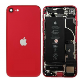 Chassis Complet iPhone SE 2020 Rouge - Connecteur de Charge + Batterie (Origine Demonté) Grade B