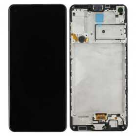 Ecran Samsung Galaxy A21S (A217F) Noir + Châssis (Service Pack) - 23089A24641A