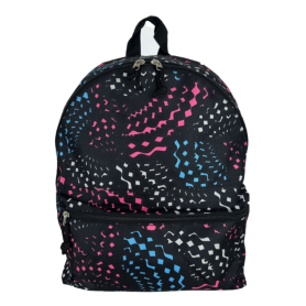 Sac à dos à imprimés - Style tendance et confort - Disponible en noir