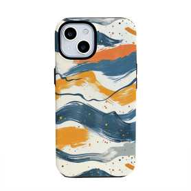 Coque de Protection Silicone Peinture à l'Huile pour iPhone - Élégance et Sécurité