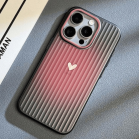 Coque de Protection en TPU Design Cœur Flou pour iPhone - Style et Sécurité Inégalés