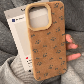 Coque de Protection Patte de Chat pour iPhone - Design Brun Élégant | Accessoire Essentiel pour Votre Smartphone