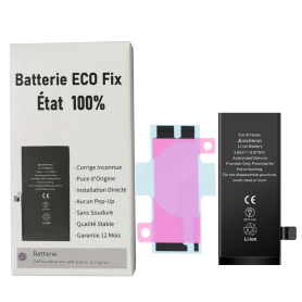 Batterie iPhone 12 mini (ECO Fix) Installation Directe - Aucun Pop-up / État 100%