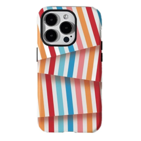 Coque Silicone Arc-en-Ciel Irrégulier pour iPhone | Protection Élégante et Durable