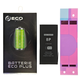 Batterie iPhone 8 Plus 3.82V/3610mAh + Adhésifs - 130% Plus Durable (ECO Plus)