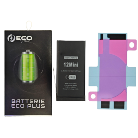 Batterie iPhone 12 mini 2600mAh + Adhésifs - 130% Plus Durable (ECO Plus)