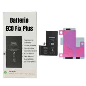 Batterie iPhone 14 Pro (ECO Fix Plus) 130% Plus Durable - Aucun Pop-up / État 100%