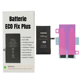 Batterie iPhone 14 Plus (ECO Fix Plus) 130% Plus Durable - Aucun Pop-up / État 100%