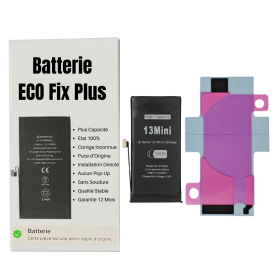 Batterie iPhone 13 mini (ECO Fix Plus) 130% Plus Durable - Aucun Pop-up / État 100%
