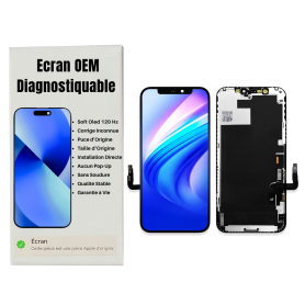 Ecran iPhone 12 / 12 Pro (OEM) Oled - Diagnostiquable - Aucun Pop-up
