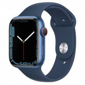 Montre Connectée Apple Watch Series 7 GPS 41mm Bleu Aluminium - Grade A avec Chargeur | Achat Sans Boîte