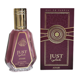 Eau de Parfum Just Anabi Unisex 50ml - Fragrance World Parfum Intense et Élégant pour Tous