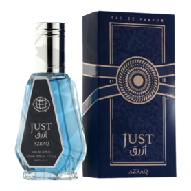 Eau de Parfum Homme Fragrance World Just Azraq 50ml - Parfum Masculin Intense et Élégant