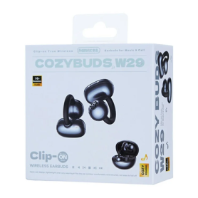Oreillettes Bluetooth, Casque Audio - Écouteurs Sans Fil Remax CozyBuds W29 - Noir, prix de gros.
