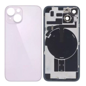 Vitre arrière, Dos - Vitre arrière iPhone 14 Plus Violet Avec MagSafe (Grand trou) Sans Logo, prix de gros.