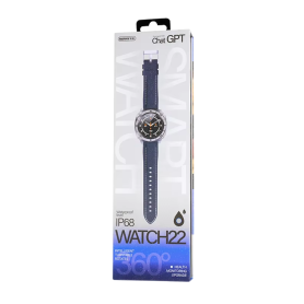 Smartwatch, Tracker Fitness - Montre Connectée 400mAh REMAX WATCH22 Equipé de ChatGPT - 47.7*11.5 MM - IP68 - NFC - Argent, prix