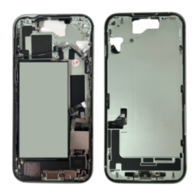 Chassis, Cadre - Chassis iPhone 15 sans Vitre Arrière sans Batterie Vert eSIM US (Origine Demonté) Grade A, prix de gros.