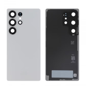Vitre Arrière Galaxy S25 Ultra Titane Blanc Argent (S938B) (Sans logo) Vitre arrière, Dos - Vitre Arrière Galaxy S25 Ultra Titane Blanc Argent (S938B) (Sans logo), prix de gros