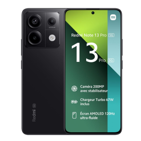 Xiaomi Redmi Note 13 Pro 5G 256 Go Noir - Grade A Smartphone, Téléphone - Xiaomi Redmi Note 13 Pro 5G 256 Go Noir - Grade A, prix de gros.