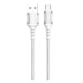 Cordon, Connecteur - Câble de Charge USB-A/USB-C 2M 18W XSSIVE XSS-BR-AC-W 1M - Blanc, prix de gros.