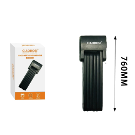 Verrou vélo, Serrure, Cadenas - Antivol pliant en acier allié + ABS CIAOBOSI CX-00983, prix de gros.