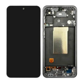 Écran, Display - Ecran Galaxy A56 5G (A566B) + Châssis Noir (Original Reconditionné), prix de gros.