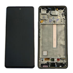 Écran, Display - Ecran Galaxy A53 5G + Châssis Noir (LCD), prix de gros.