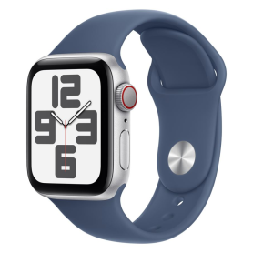 Smartwatch Apple, Montre Intelligente - Montre Connectée Apple Watch Series SE 2 Cellulaire 40mm Aluminium Argent Avec Bracelet 