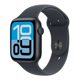 Smartwatch, Wearable - Montre Connectée Apple Watch Series SE 3 Cellulaire 44mm Aluminium Minuit Avec Bracelet Sport M/L - Neuf,