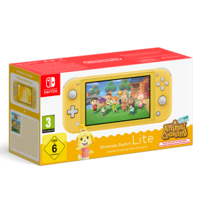 Jeux Vidéo, Console Portable - Console Switch Lite Nintendo Jaune + Animal Crossing + Abonnement NSO 12 Mois, prix de gros.