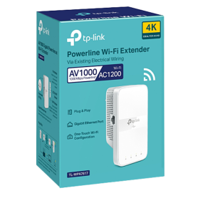 Extendeur, Amplificateur - Amplificateur Répéteur Wi-Fi CPL AV1000, Wi-Fi Bi-bande AC1200, Port Ethernet Gigabit TP-Link TL-WPA7