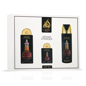 Parfum, Coffret parfumé - Coffret cadeau 3 pièces Lattafa Pride Artisan Ethnique - pour femme : Eau de Parfum 100 ml + 20 ml + D