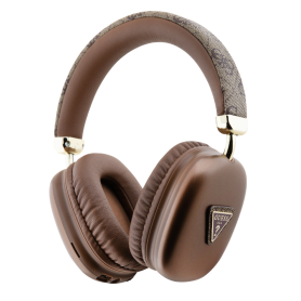 Casque Audio, Écouteurs - Casque sans Fil Bluetooth avec Logo Triangle Métal Guess GUBHK1P4TPW - Marron, prix de gros.