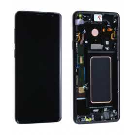 Ecran Samsung Galaxy S9 Plus (G965F) Noir + Châssis (Service Pack) - GH97-21691A-21692A