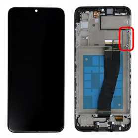 Ecran Samsung Galaxy A02S (A025F) / F02S (E025F) Noir + Châssis (Service Pack) - GH81-20118A