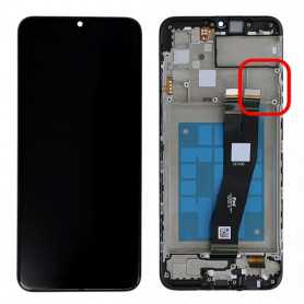 Ecran Samsung Galaxy A02S (A025G) / M02S (M025) Noir Sur Châssis (Service Pack) EU - GH81-20181A