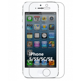 Lots 4X Film Protection PLASTIQUE iPhone 5/5S/5C/SE + Lingettes