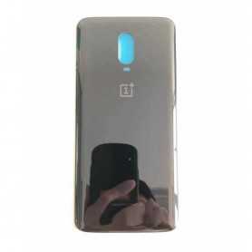 Vitre arrière OnePlus 6T Noir brillant + Adhesif (Sans Logo)