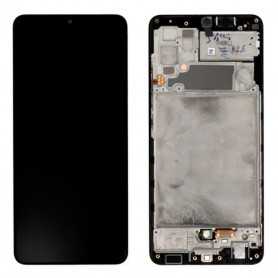 Ecran Samsung Galaxy A32 4G (A325F) Noir + Châssis (Service Pack) - GH82-25579A