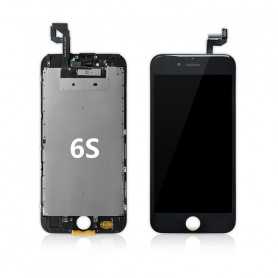 Ecran iPhone 6S Noir+ Plaque métal + Joint Adhésif (OEM) Alternative d'origine