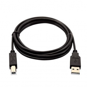 Câble Imprimante USB 2.0 A mâle/B mâle - 2m - Noir