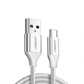 Câble USB / USB-C Nylon Tressé - UGREEN 60131 - 1M Blanc