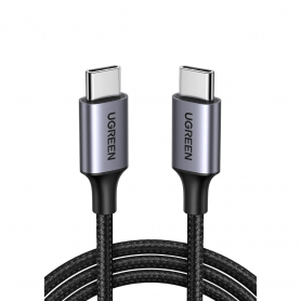 Câble USB-C / USB-C Nylon Tressé - UGREEN 50150 - 1M Noir
