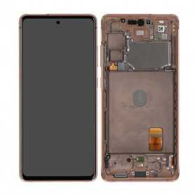 Ecran Samsung Galaxy S20 FE 4G/5G (G780/G781) + Châssis Orange (Service Pack) - 24220F-24219F