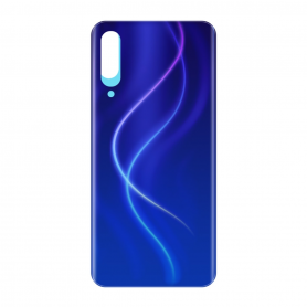 Vitre arrière Xiaomi Mi A3 Bleu + Adhesif (Sans Logo)